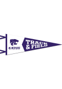 Purple K-State Wildcats 12X30 Track and Field Pennant