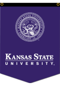 Purple K-State Wildcats 18X24 Dark Purple Banner