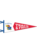 Kansas Jayhawks 12X30 Track and Field Pennant