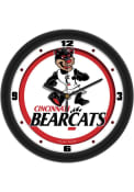 Red Cincinnati Bearcats 11.5 Traditional Wall Clock