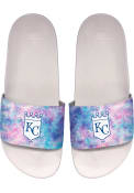 Kansas City Royals Motto Slide Flip Flops - Blue