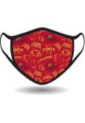 Iowa State Cyclones All Over Print Fan Mask - Red