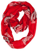 Ohio State Buckeyes Womens Sheer Infinity Scarf - Red