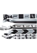 Chicago White Sox Kids Knotted Hair Ribbons - Black