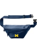 Michigan Wolverines 3Zip Hip Pack Tote - Navy Blue