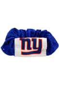 New York Giants Womens Hair Twist Hair Scrunchie - Blue