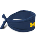 Michigan Wolverines Womens Tieback Headband - Navy Blue