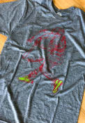 Bryce Harper Philadelphia Phillies 108 Stitches Sketch Fashion T Shirt - Grey
