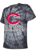 Cincinnati Reds Tie Dye Fashion T Shirt - Black