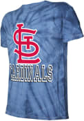 St Louis Cardinals Tie Dye Fashion T Shirt - Navy Blue