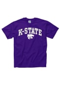 K-State Wildcats Youth Purple Arch T-Shirt