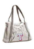 Texas Rangers Womens Hoodie Purse - Grey