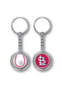 St Louis Cardinals Baseball Spinner Keychain