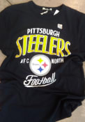 Pittsburgh Steelers Kickoff Crew Fashion T Shirt - Black