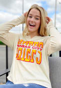 Kansas City Chiefs Womens Junk Food Clothing Sunday T-Shirt - Oatmeal
