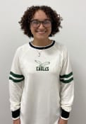 Philadelphia Eagles Womens Junk Food Clothing Football Crew Sweatshirt - White
