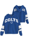 Indianapolis Colts Womens Junk Food Clothing Sideline Hooded Sweatshirt - Light Blue