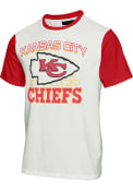 Kansas City Chiefs Junk Food Clothing Color Block Fashion T Shirt - White