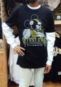 Pittsburgh Steelers Junk Food Clothing Mickey T Shirt - Black