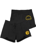 Pittsburgh Steelers Womens Junk Food Clothing Scrimmage Shorts - Black