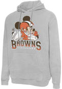 Cleveland Browns Junk Food Clothing MICKEY QUARTERBACK Fashion Hood - Grey