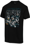 Philadelphia Eagles Junk Food Clothing DISNEY HUDDLE UP T Shirt - Black