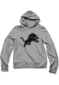 Detroit Lions Junk Food Clothing PULLOVER Fashion Hood - Grey