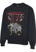 Kansas City Chiefs Junk Food Clothing AVENGERS Fashion Sweatshirt - Black