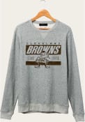 Cleveland Browns Junk Food Clothing Marled Fashion Sweatshirt - Grey