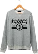 Pittsburgh Steelers Junk Food Clothing Marled Fashion Sweatshirt - Grey