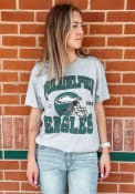 Philadelphia Eagles Junk Food Clothing NFL HELMET T Shirt - Grey