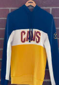 Cleveland Cavaliers Junk Food Clothing Wordmark Colorblock Fashion Hood - Navy Blue