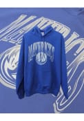 Dallas Mavericks Junk Food Clothing Fleece Pullover Fashion Hood - Blue