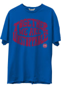 Detroit Pistons Junk Food Clothing Positive Energy Fashion T Shirt - Blue