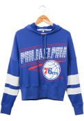 Philadelphia 76ers Womens Junk Food Clothing Sideline Hooded Sweatshirt -