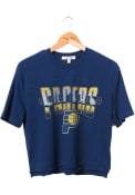 Indiana Pacers Womens Junk Food Clothing Champion T-Shirt - Navy Blue
