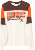 Cleveland Browns Junk Food Clothing ZONE BLITZ Fashion T Shirt - White
