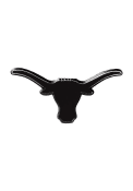 Texas Longhorns Chrome Car Emblem - Silver