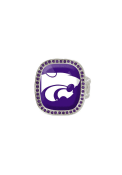 K-State Wildcats Womens Bling Logo Ring - Purple