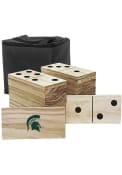 Michigan State Spartans Yard Dominoes Tailgate Game