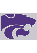 K-State Wildcats 4x5 Logo Auto Decal - Purple