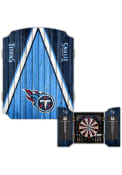 Tennessee Titans Team Logo Dart Board Cabinet