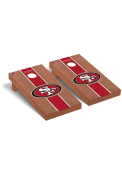 San Francisco 49ers Football Regulation Rosewood Cornhole Tailgate Game