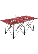 San Francisco 49ers 6 ft Pop Up Weathered Table Tennis