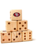 San Francisco 49ers Yard Dice Tailgate Game