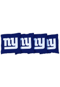 New York Giants 4 Pc Corn Filled Cornhole Bags Tailgate Game