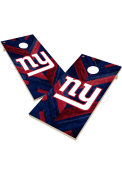 New York Giants 2x4 Solid Wood Herringbone Cornhole Tailgate Game