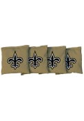 New Orleans Saints 4 Pc Corn Filled Cornhole Bags Tailgate Game