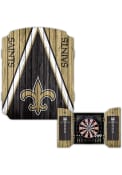 New Orleans Saints Team Logo Dart Board Cabinet