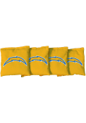 Los Angeles Chargers 4 Pc All Weather Cornhole Bags Tailgate Game
